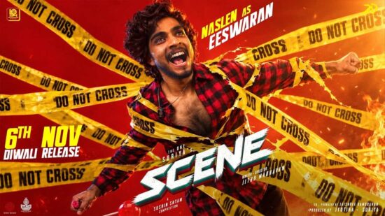 Naslen as Eeshwaran in Suriya's Scene movie directed by Jithu Madhavan, releasing on 6 November 2026