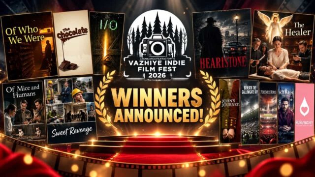 Vazhiye Indie Film Fest 2026 winners list featuring Best Film Of Who We Were, Gini Graham Scott, Paul Hodgson and 12 award categories Vazhiye Indie Film Fest 2026 winners list featuring Best Film Of Who We Were, Gini Graham Scott, Paul Hodgson and 12 award categories